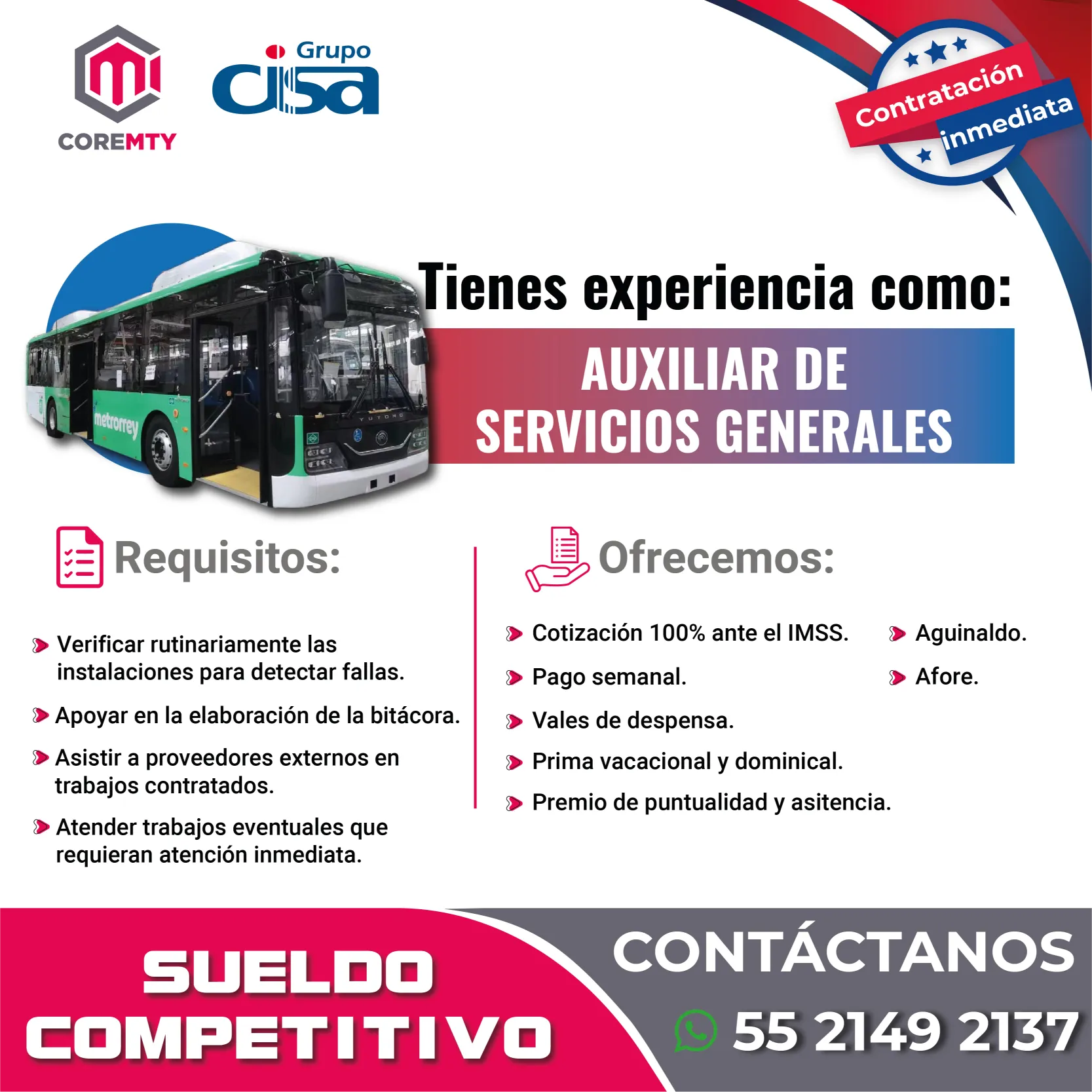 VACANTE JUNIO COREMTY SG