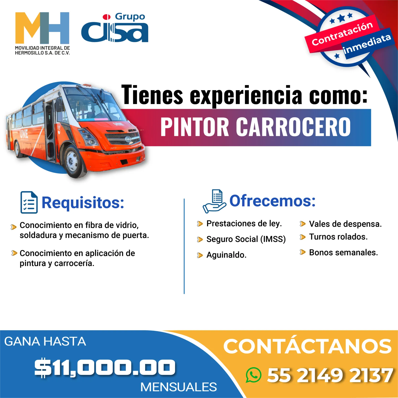 VACANTE JUNIO HM PINTOR