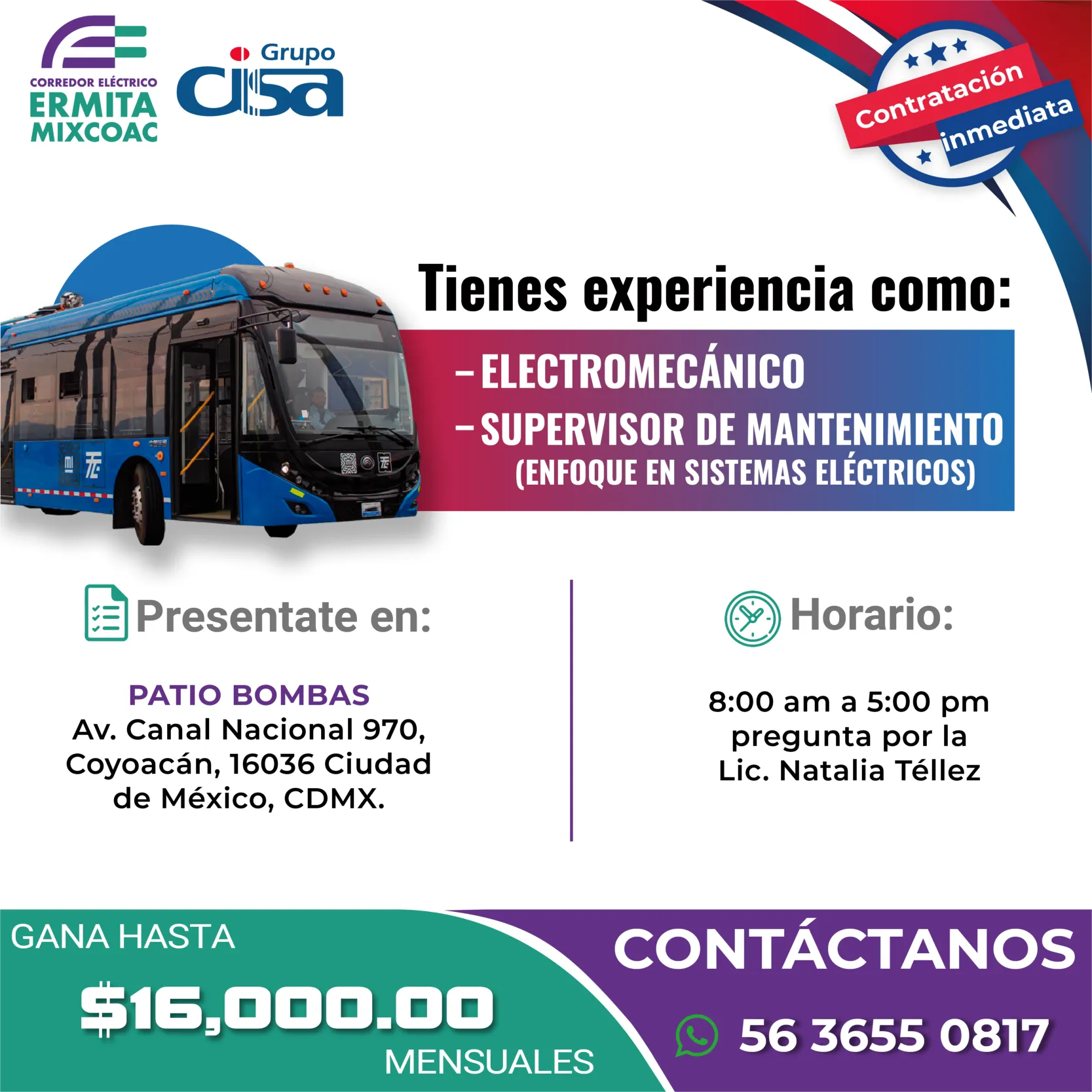 VACANTES JUNIO CEEMSA_electromecanico sup mantenimiento