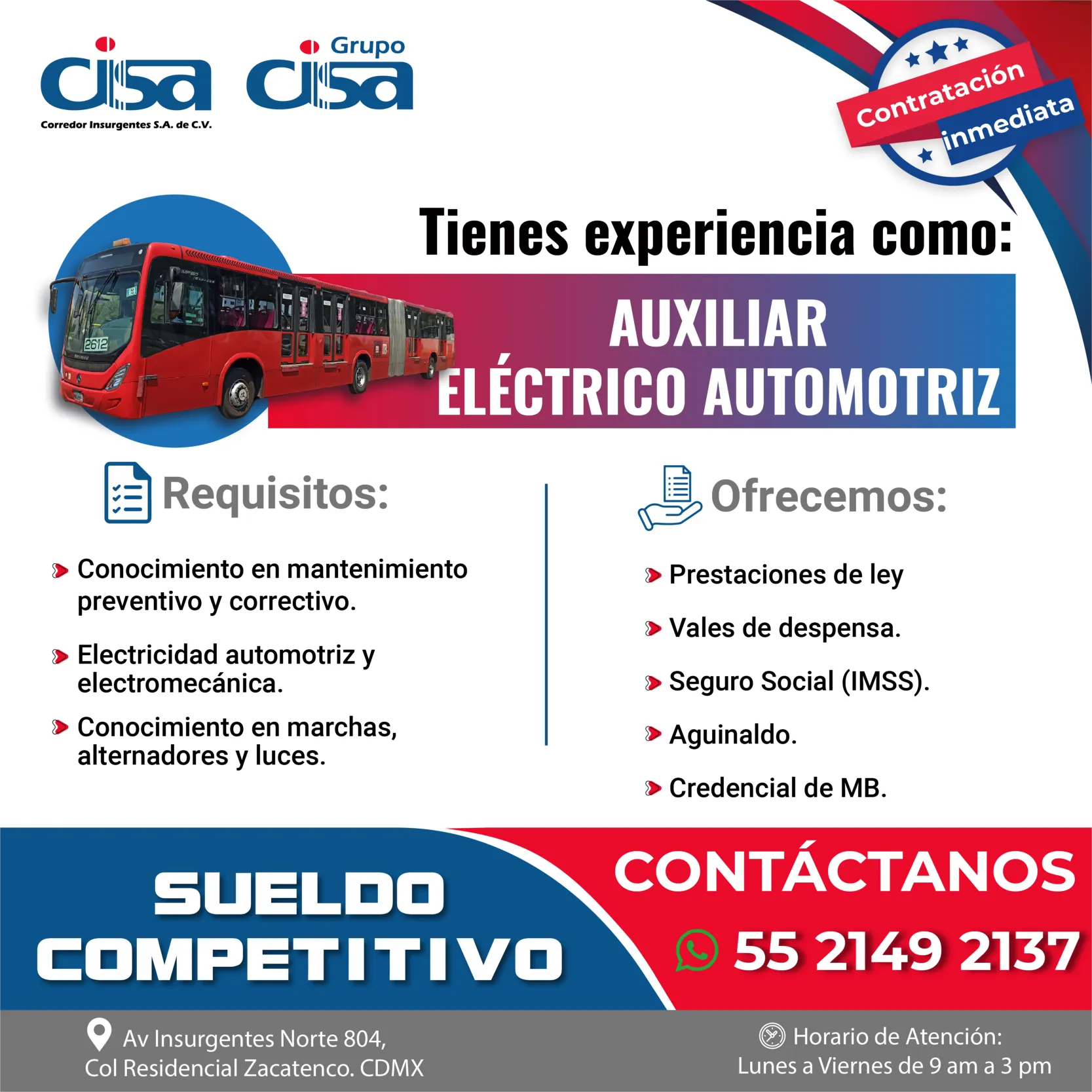 VACANTES JUNIO CISA_aux electrico