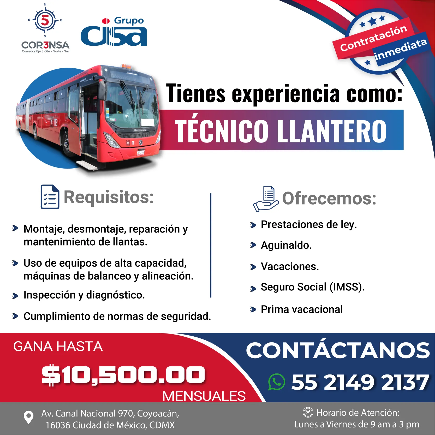 VACANTES JUNIO CORENSA_TECNICO LLANTERO