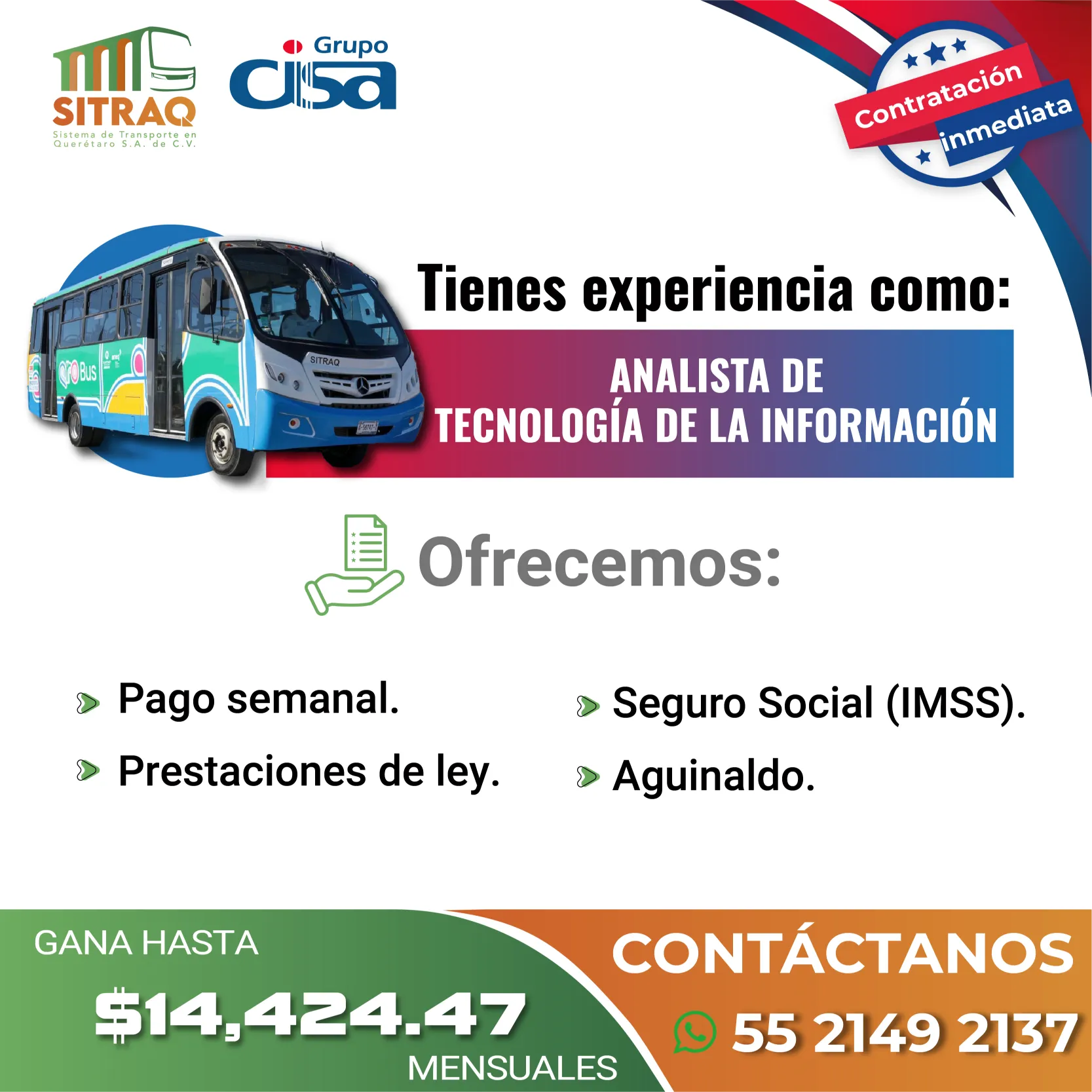 VACANTES JUNIO SITRAQ_ANALISTA TI