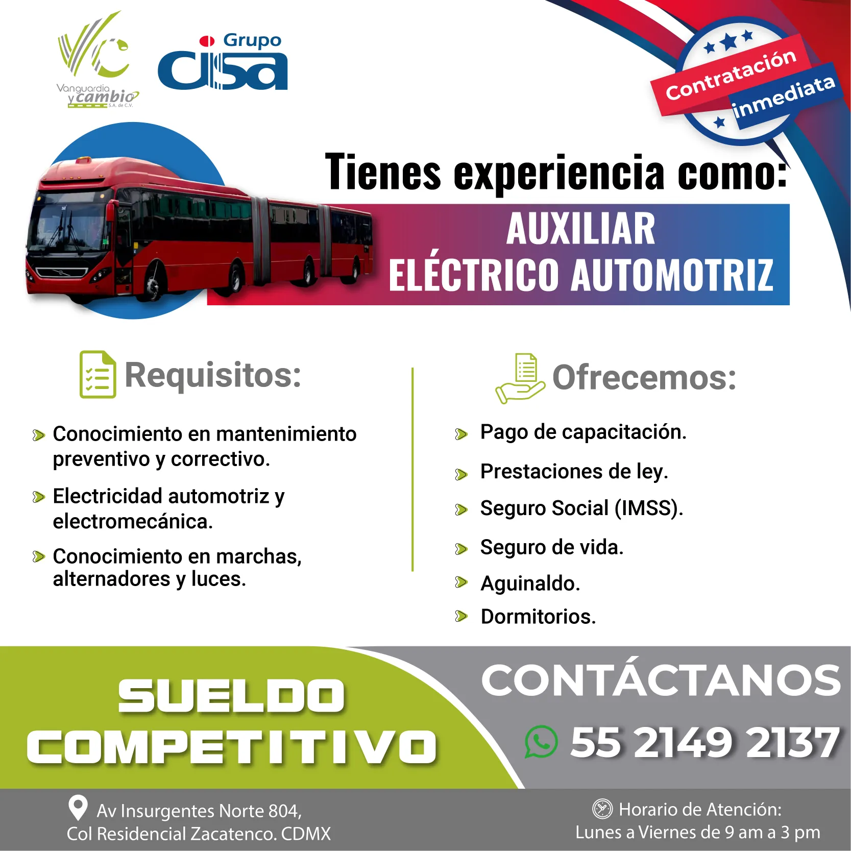 VACANTES JUNIO VYCSA_AUX ELECTRICO