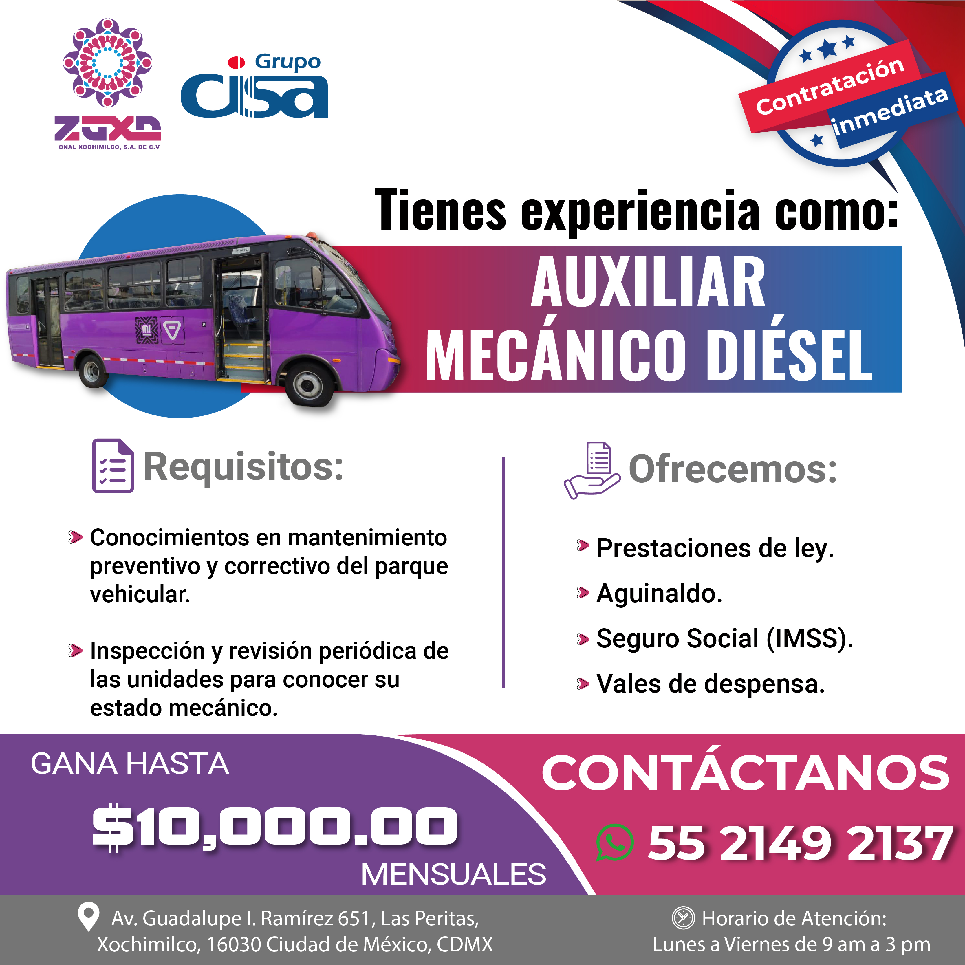 ZOXO VACANTES JUNIO_AUX MECANICO