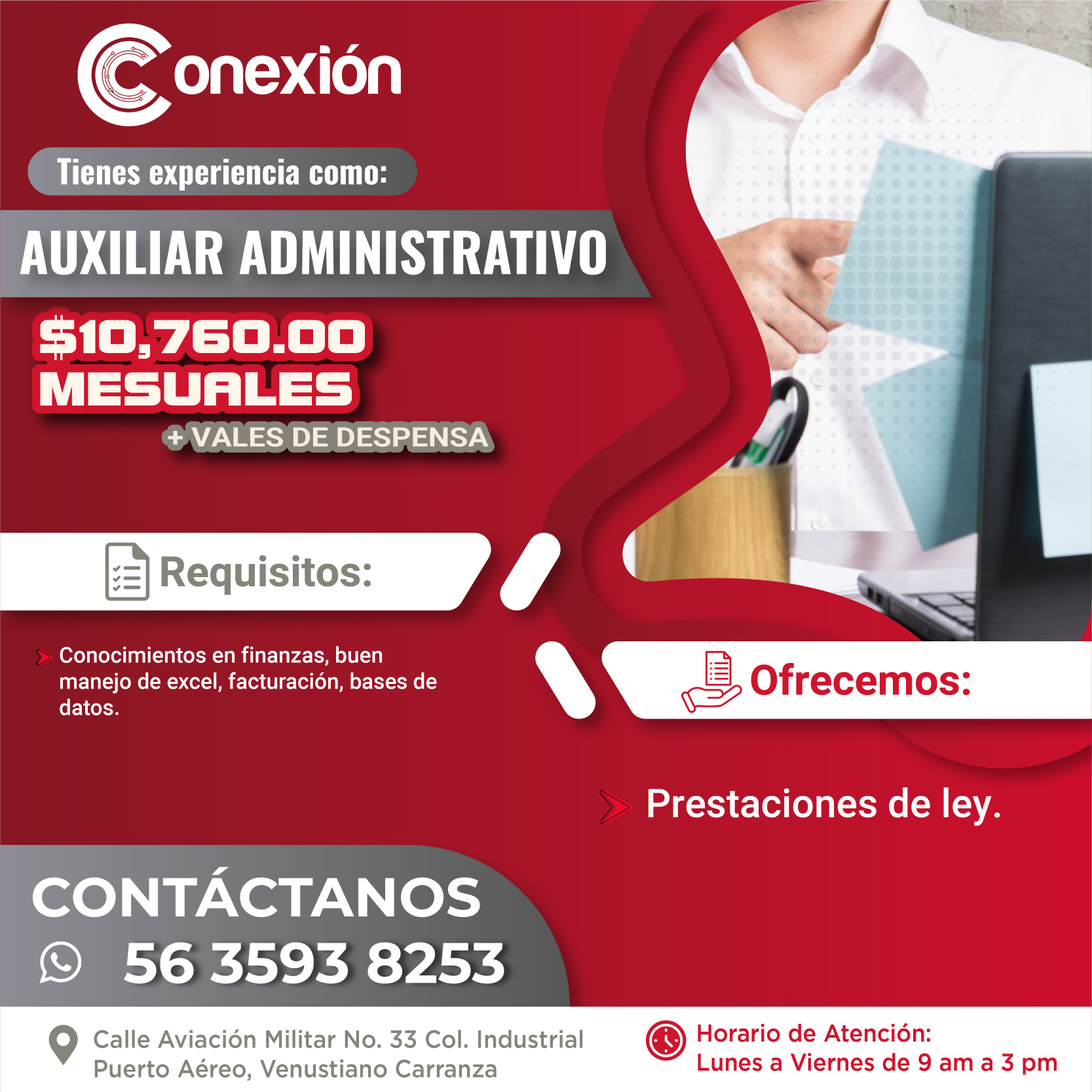 AUXILIAR ADMINISTRATIVO CCA-01