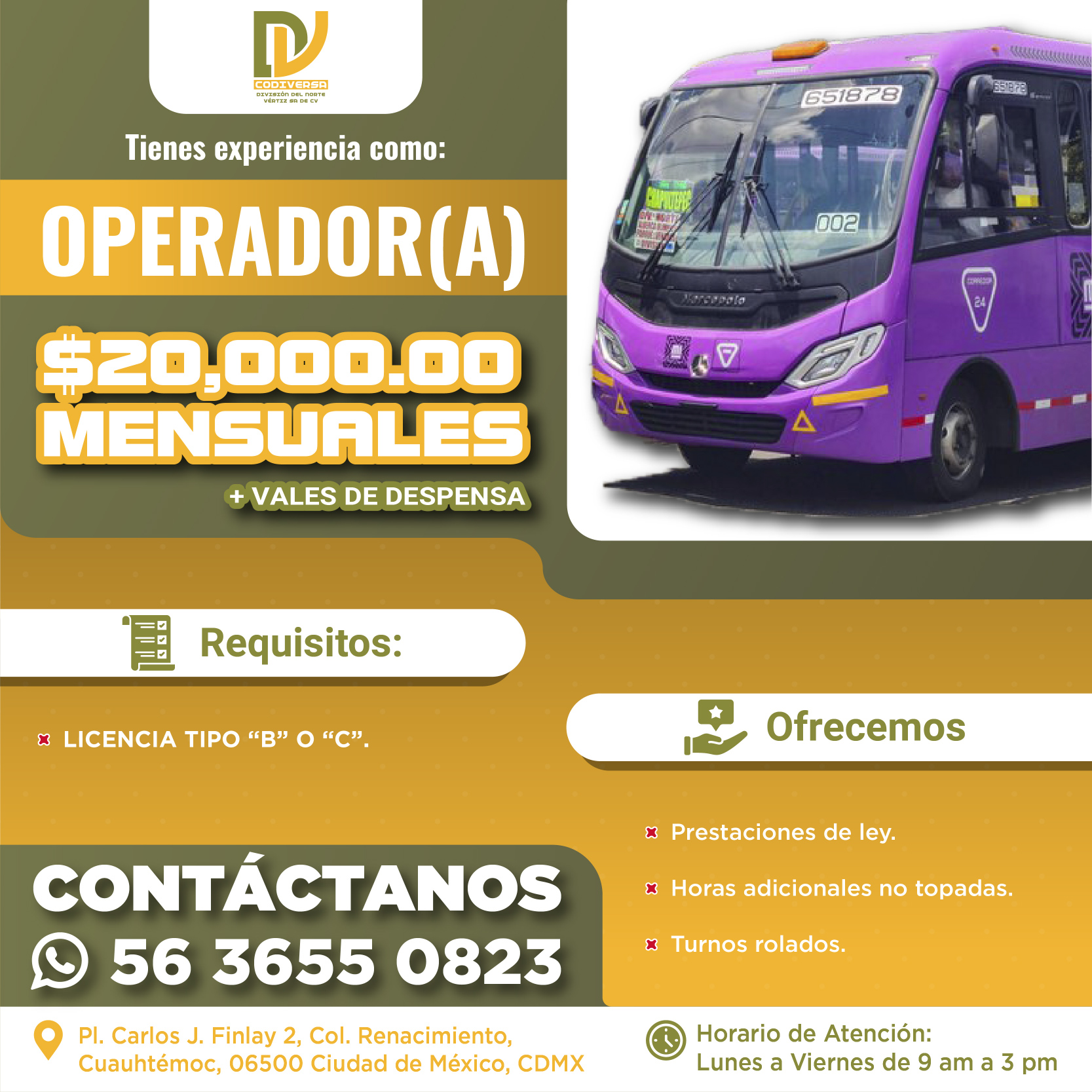 CODIVERSA VACANTE 10-01