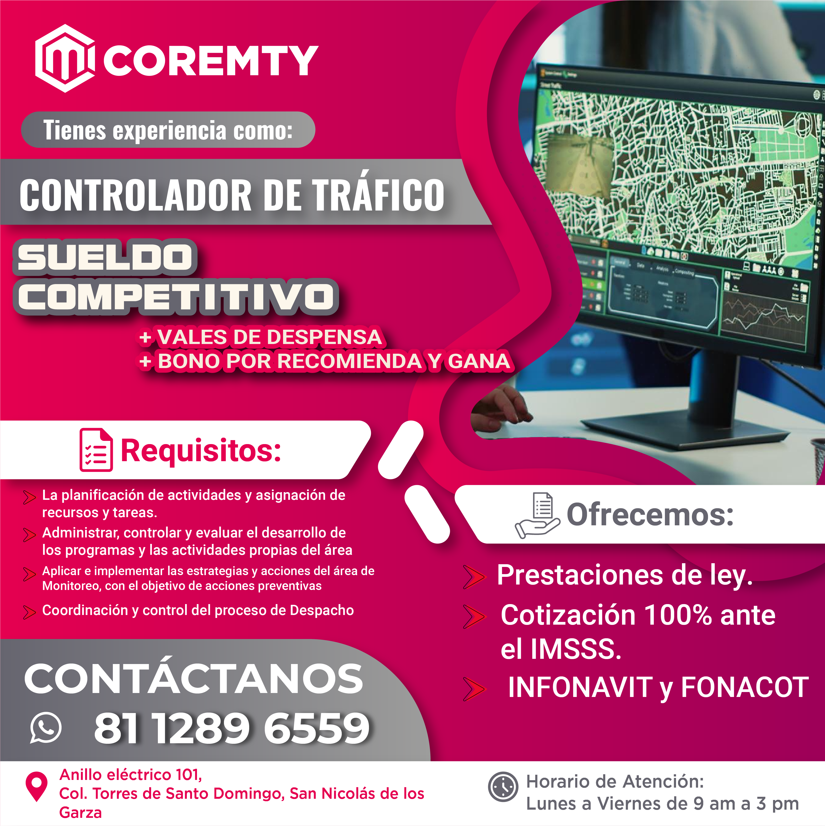 CONTROLADOR DE TRAFICO COREMTY