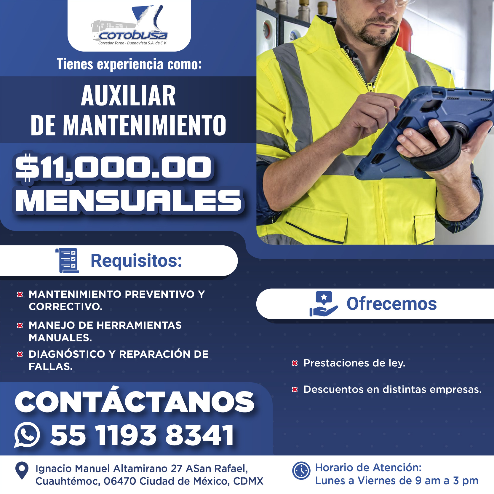 COTOBUSA VACANTE 51-01