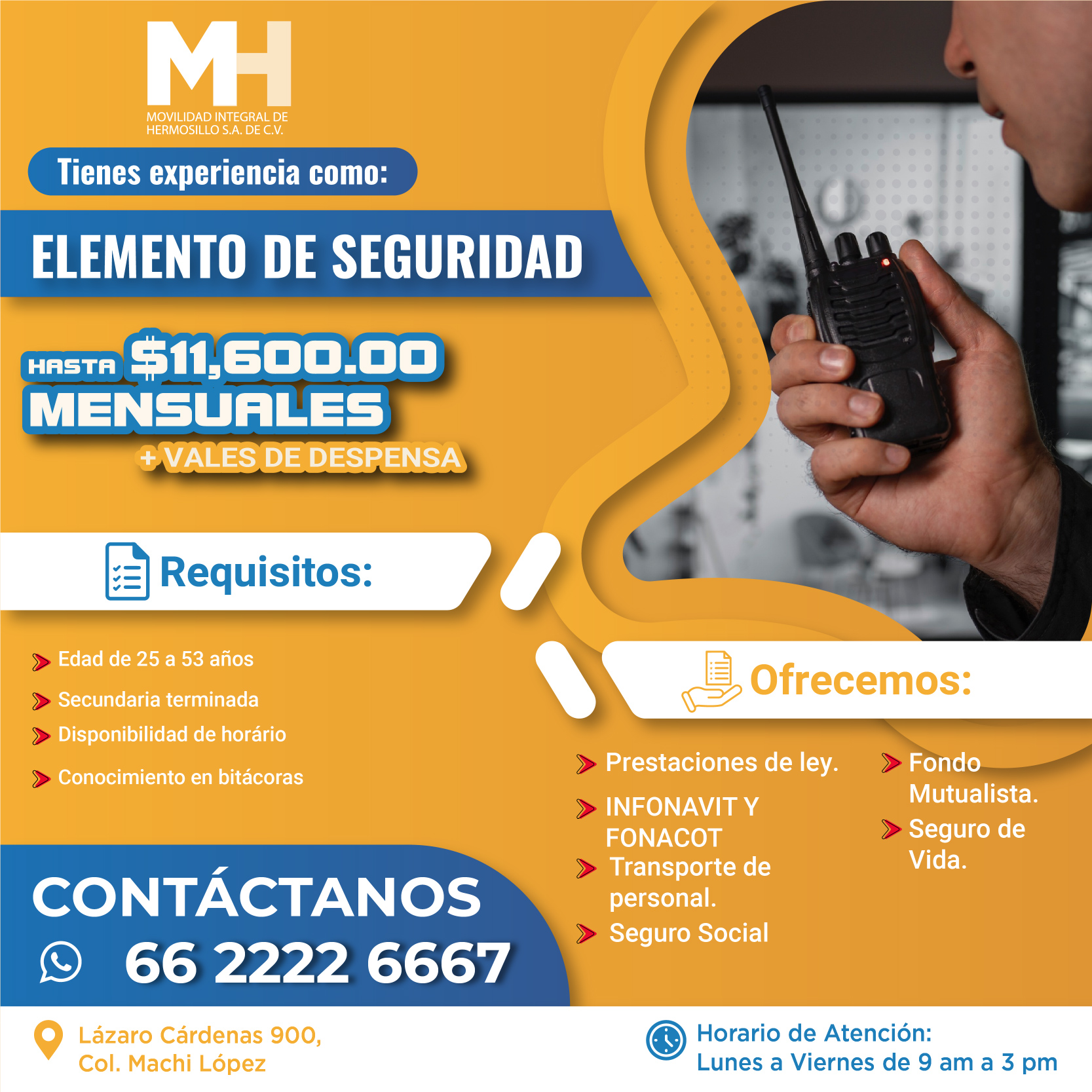 GUARDIA DE SEGURIDAD MIH-01