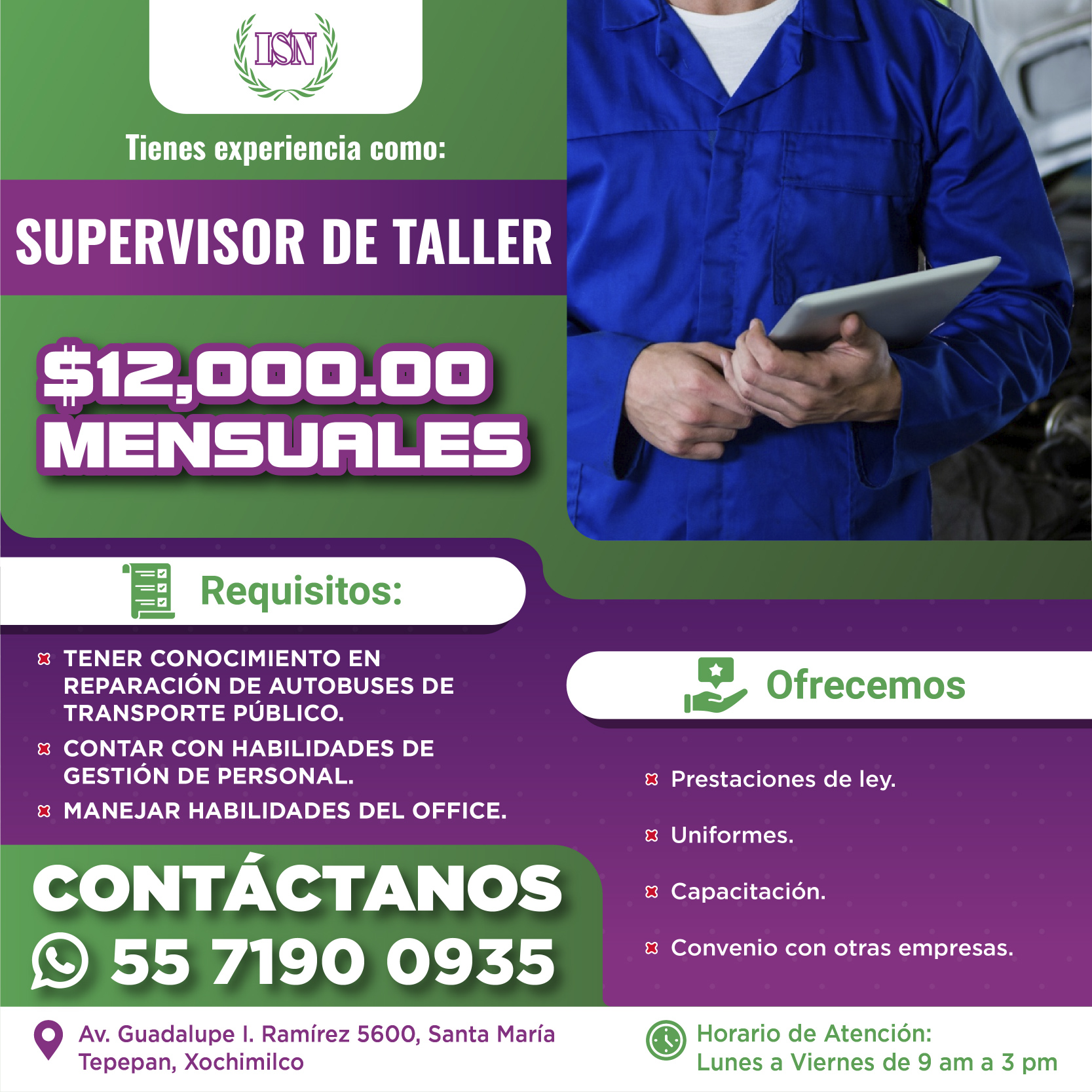 ISN VACANTE 45-01