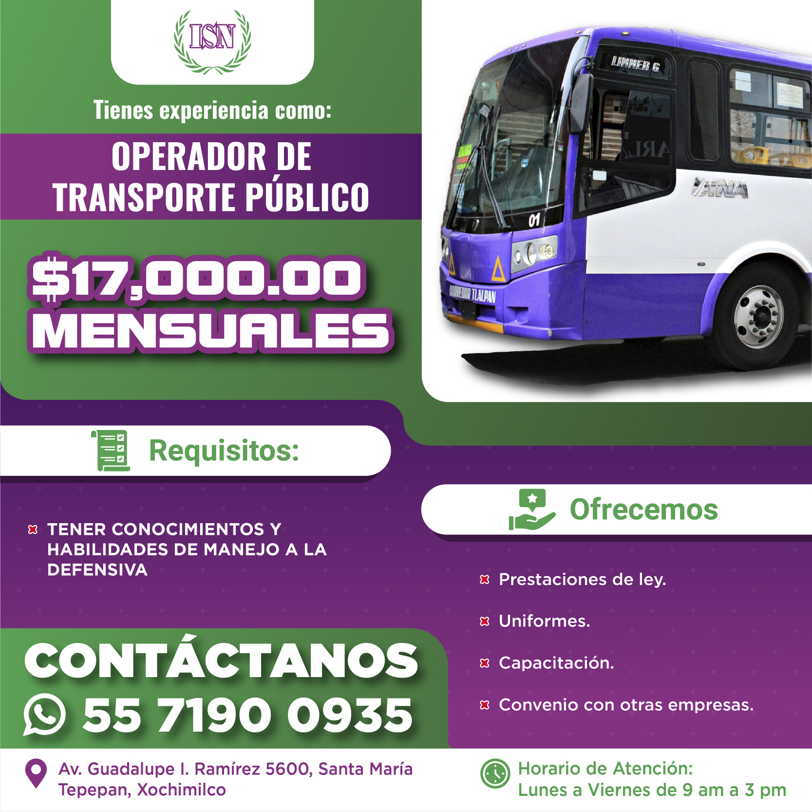 ISN VACANTE 5-01