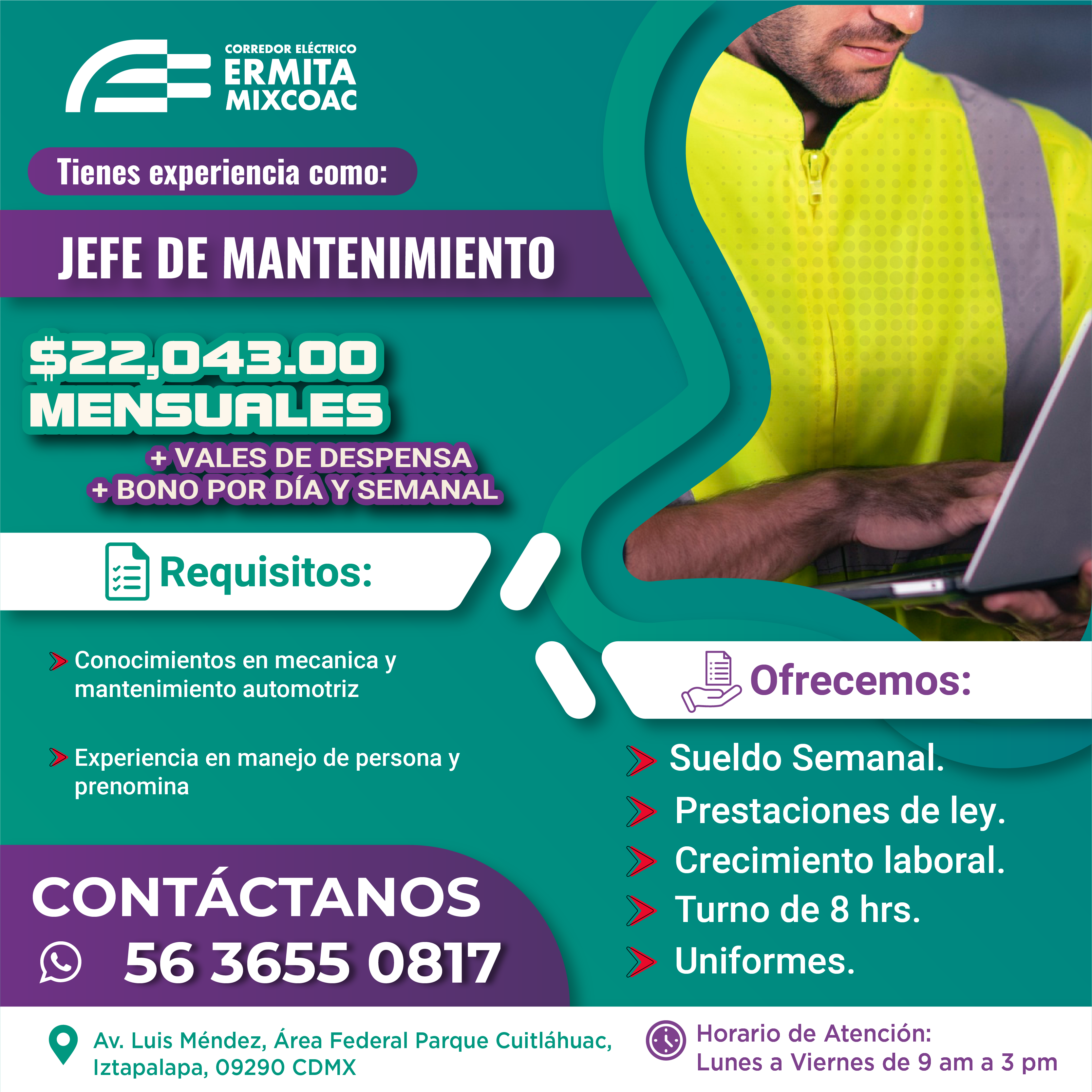 JEFE DE MANTENIMIENTO CEEMSA