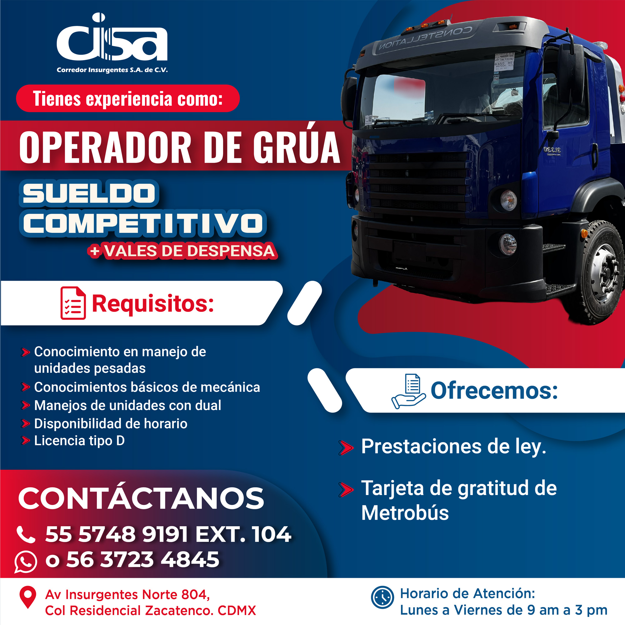 OP GRUA CISA