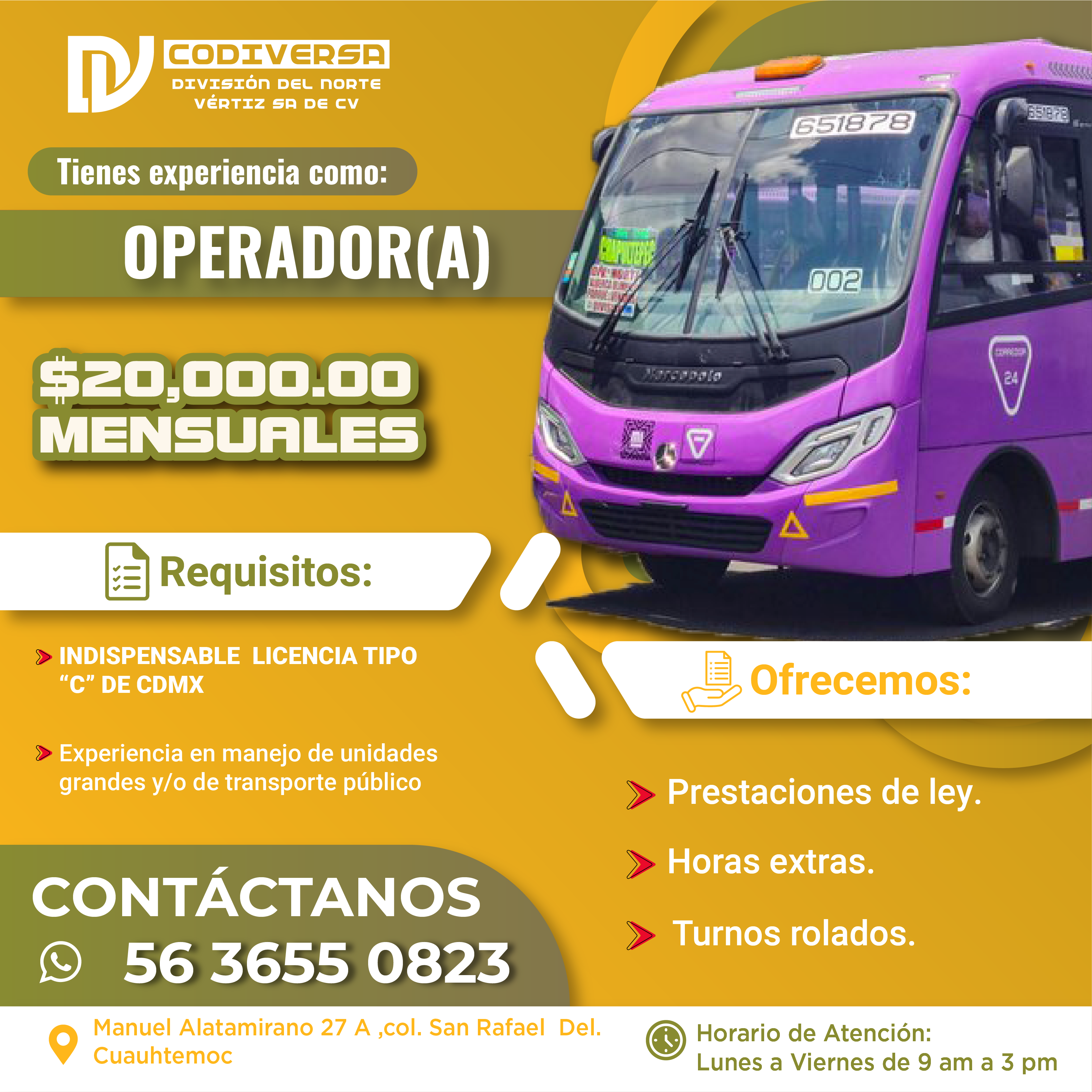 OPERADOR CODIVERSA