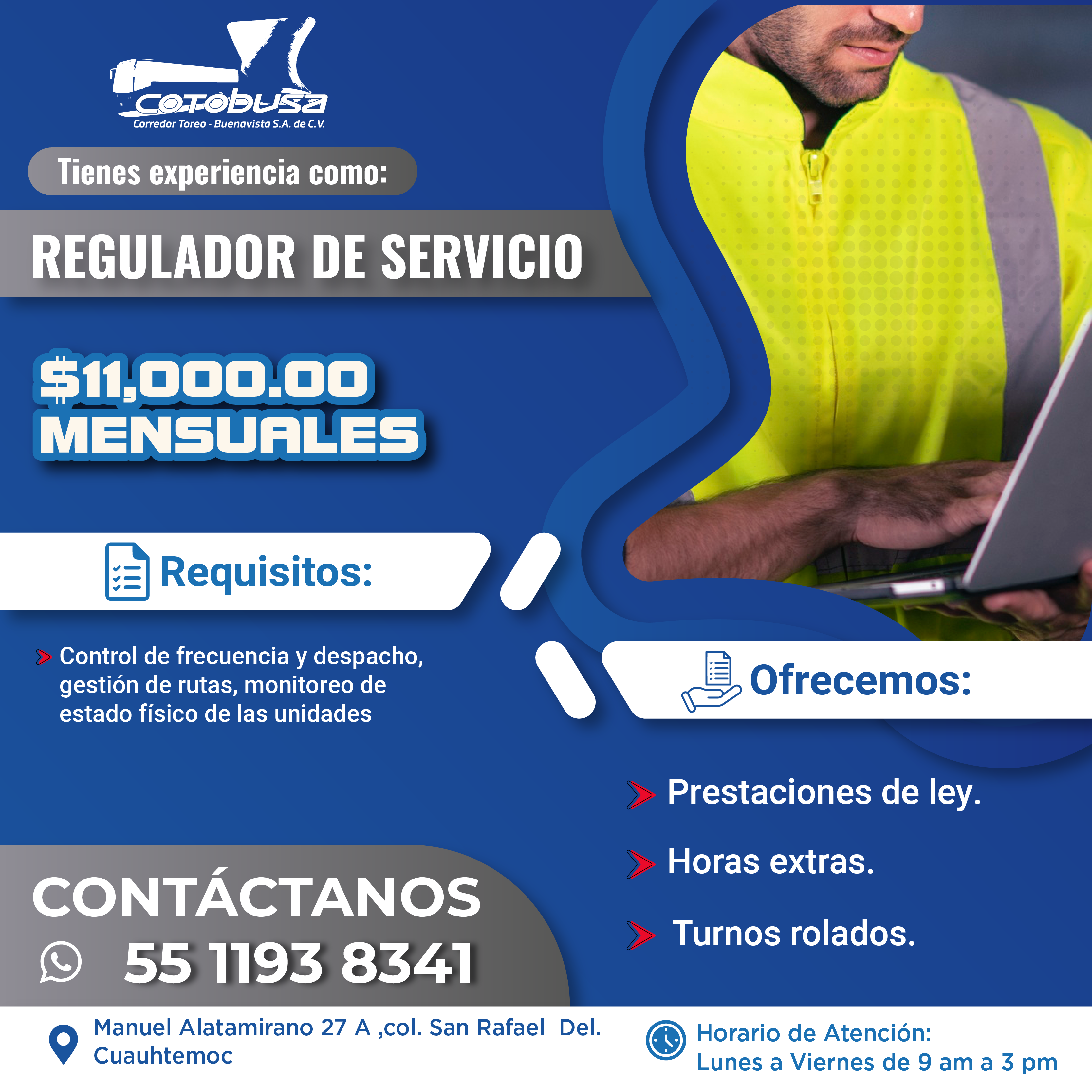 REGULADOR DE SERVICIO COTOBUSA
