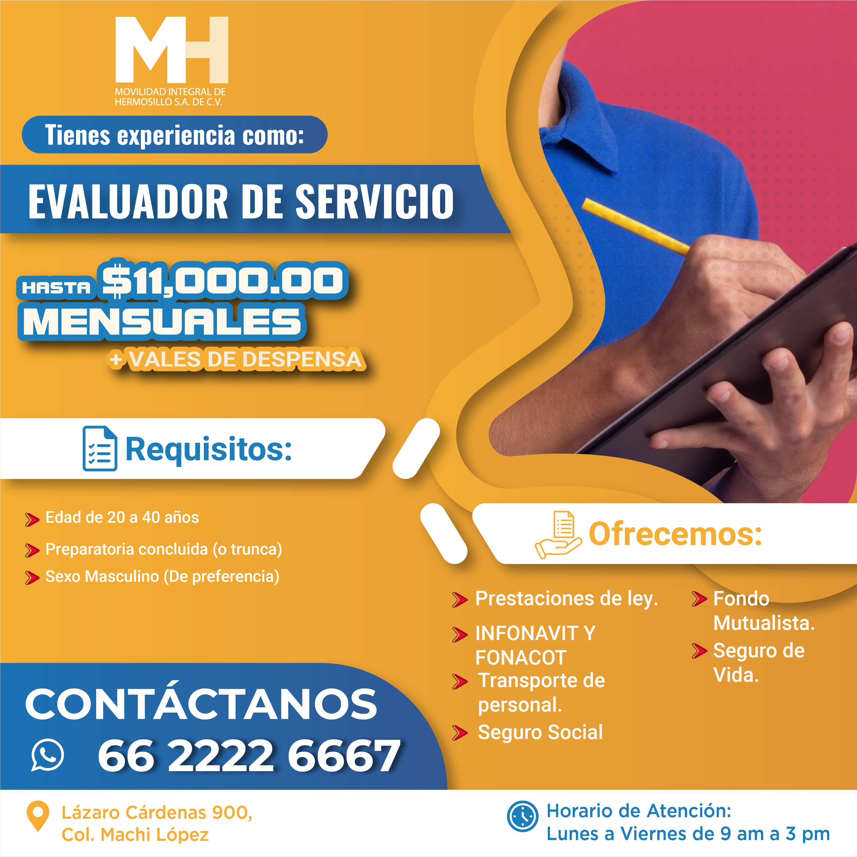 SUPERVISOR DE SERVICIO MIH