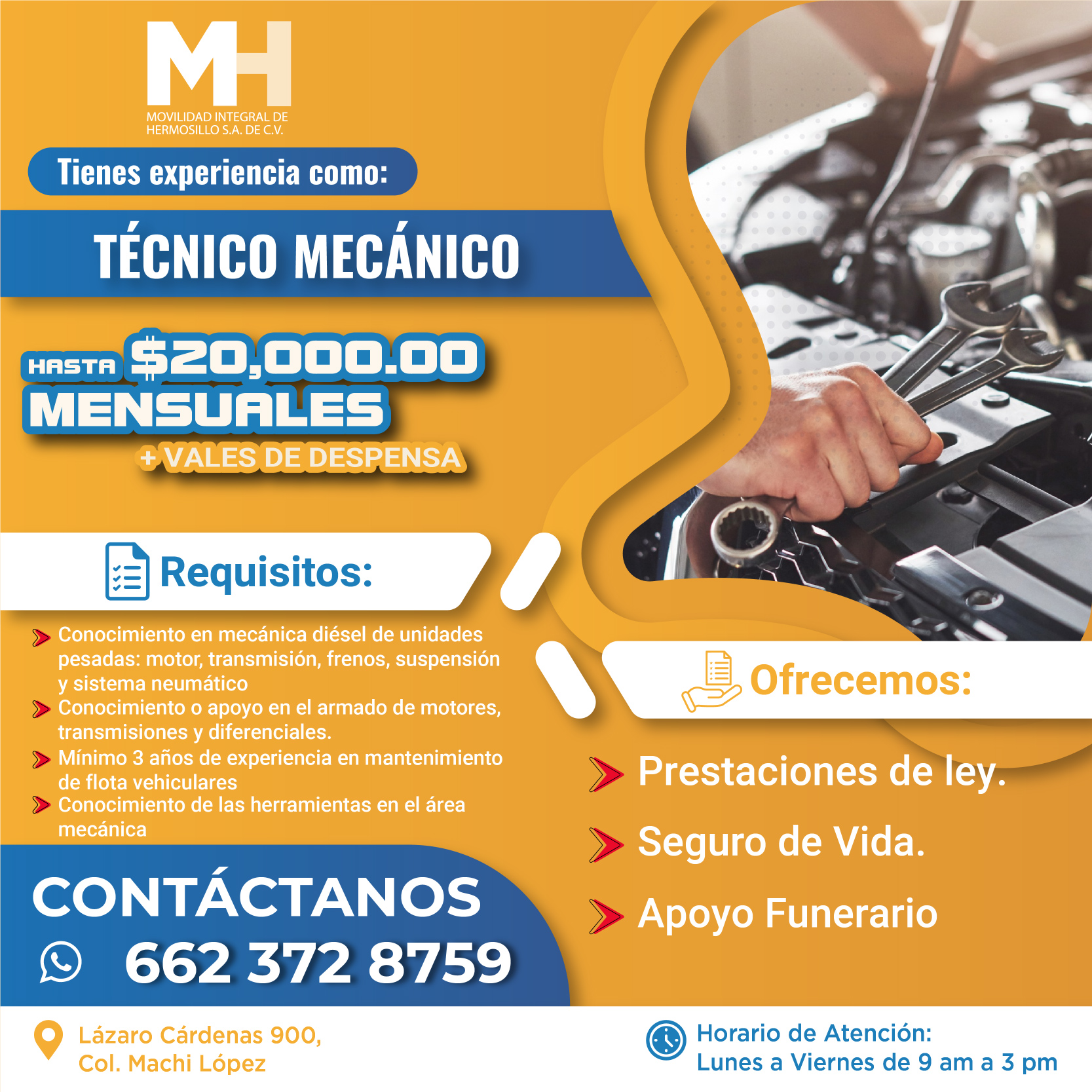 TENICO MECANICO MIH-01