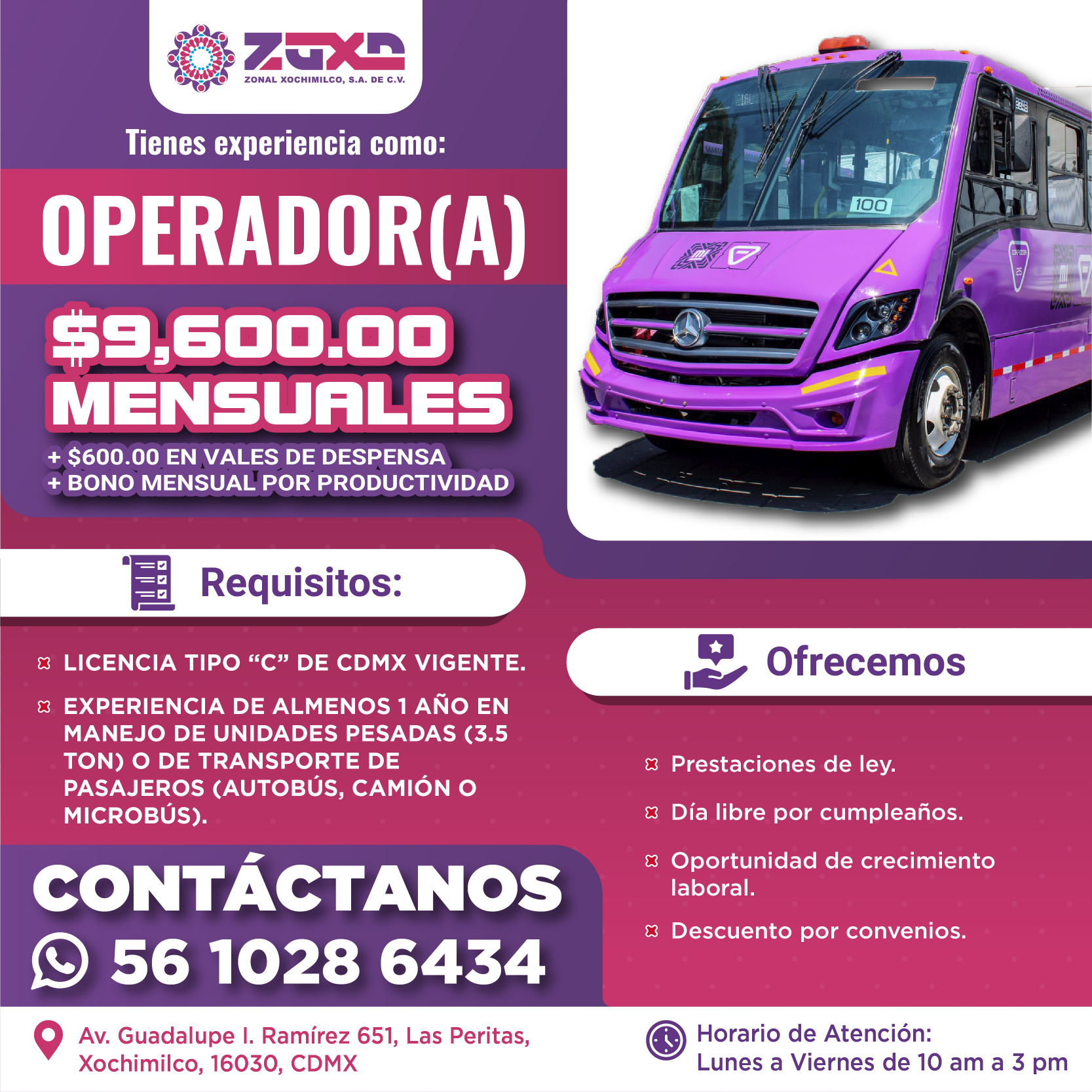 ZOXO VACANTE 14-01