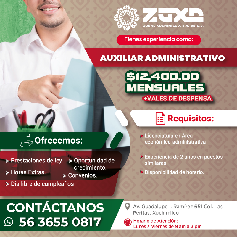 auxiliar administrativo zoxo-01