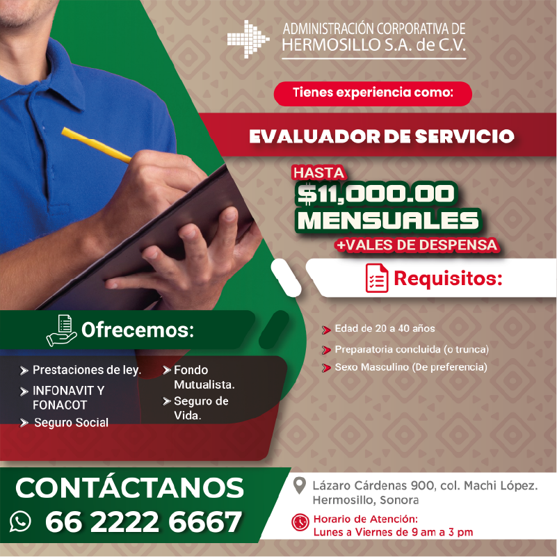 evaluador de servicio ach-01