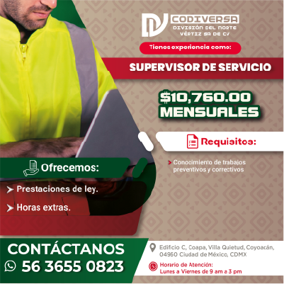 supervisor de servicio codiversa-01