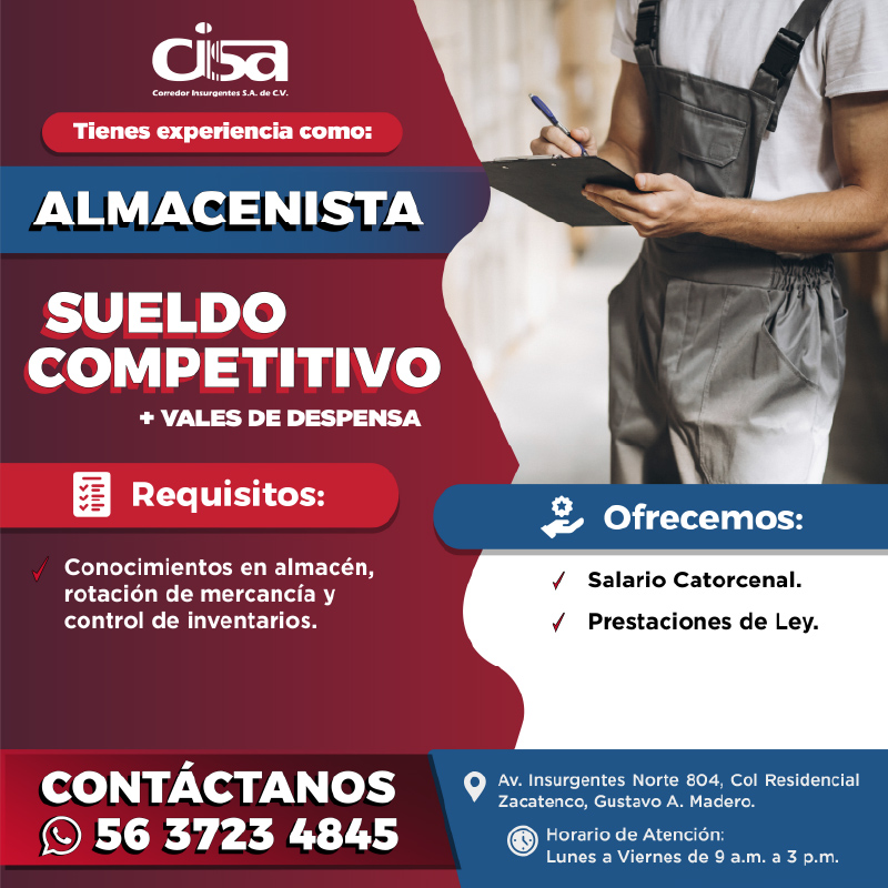 CISA Almacenista-01