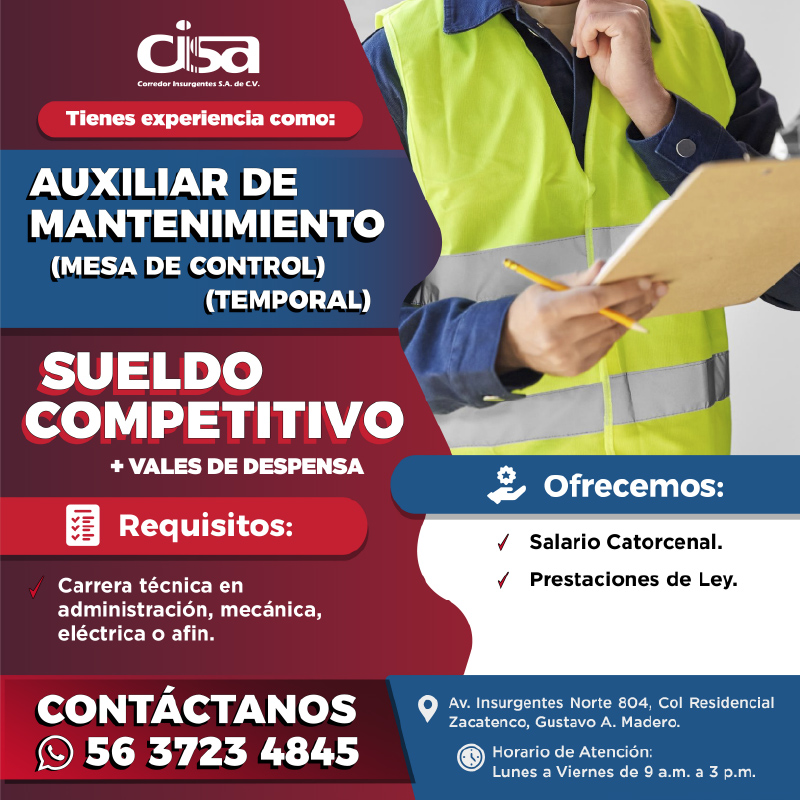 CISA Auxiliar de mantenimiento-01
