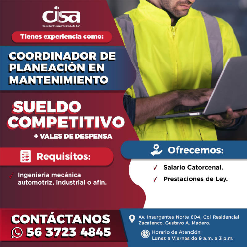 CISA Coordinador de planeacion en mantenimiento-01