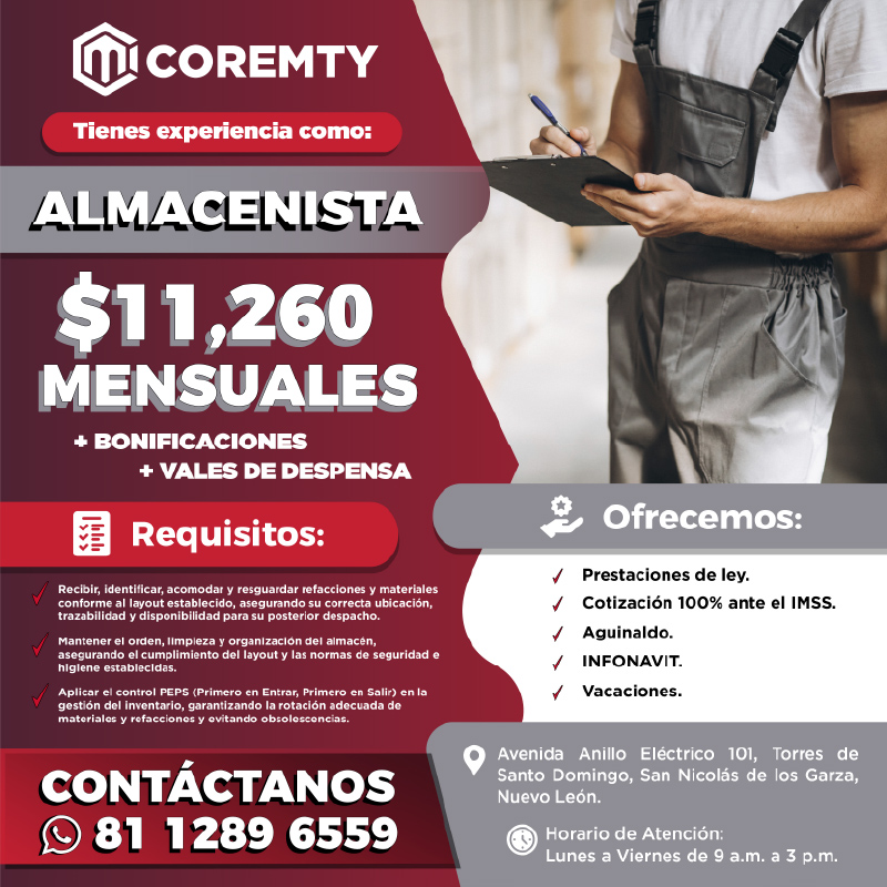 COREMTY Almacenista-01