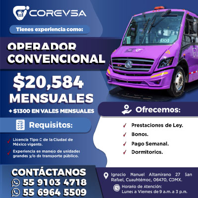 COREVSA Operador_OPERADOR CONVENCIONAL